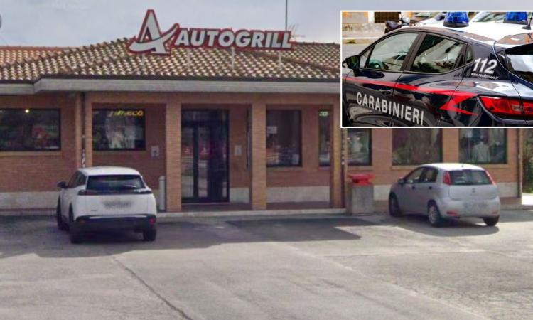 Tolentino, colpo in autogrill con pistola e parrucca da pagliaccio: in carcere dopo oltre un anno