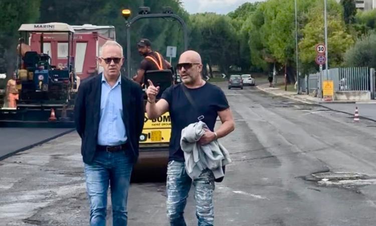 Civitanova, terminati i lavori sulla rotatoria San Marone e in fase di ultimazione cantiere via Verga