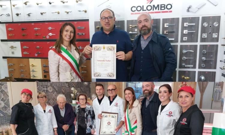 Potenza Picena, Ferramenta Frattari e Macelleria Aesse: due anniversari record da festeggiare