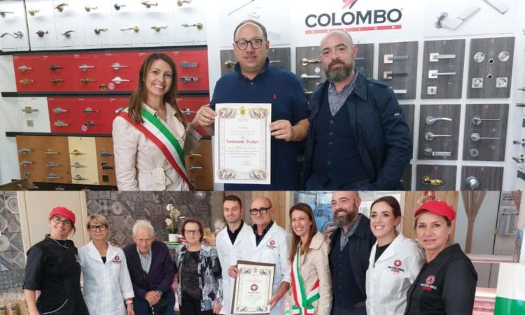 Potenza Picena, Ferramenta Frattari e Macelleria Aesse: due anniversari record da festeggiare Potenza Picena, Ferramenta Frattari e Macelleria Aesse: due anniversari record da festeggiare