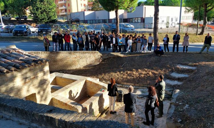 Potenza Picena, la fonte di Galiziano torna agli antichi fasti: "Restauro rispettoso del vissuto secolare"