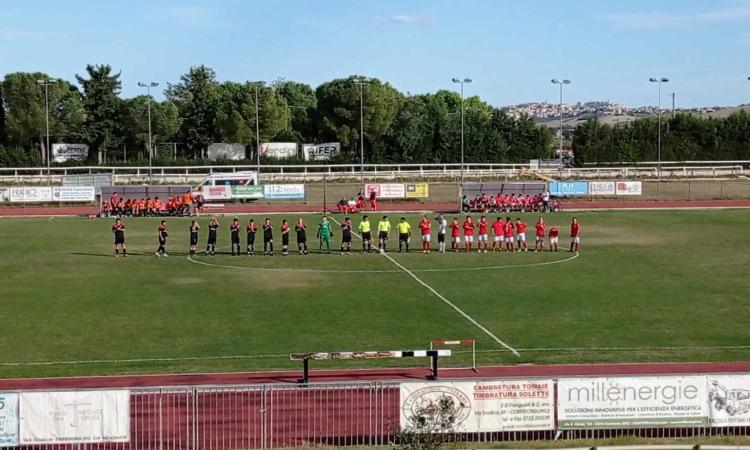 Promozione, l'Aurora Treia non esce dal baratro: contro il Corridonia la quinta sconfitta di fila