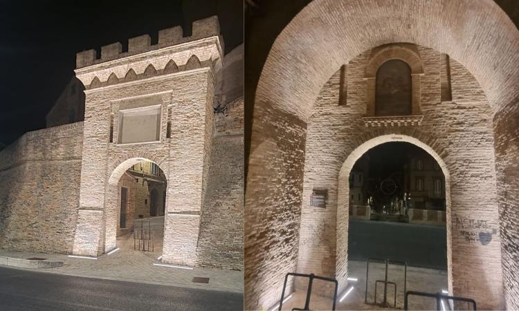 Macerata, nuova luce per Porta San Giuliano
