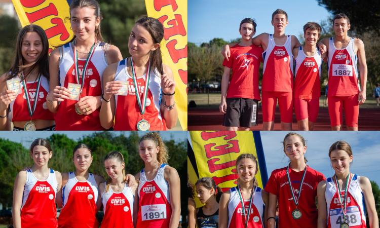 Atletica Avis Macerata, grandi risultati a Osimo ai Campionati giovanili di staffette Atletica Avis Macerata, grandi risultati a Osimo ai Campionati giovanili di staffette