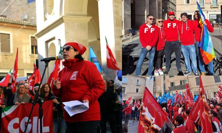 A Macerata lo sciopero di Cgil e Uil sulla nuova legge di bilancio: "Iniqua, illegittima e discriminatoria" A Macerata lo sciopero di Cgil e Uil sulla nuova legge di bilancio: "Iniqua, illegittima e discriminatoria"