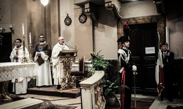 Macerata, i carabinieri celebrano la "Virgo Fidelis" sotto il segno del 'no' alla violenza di genere