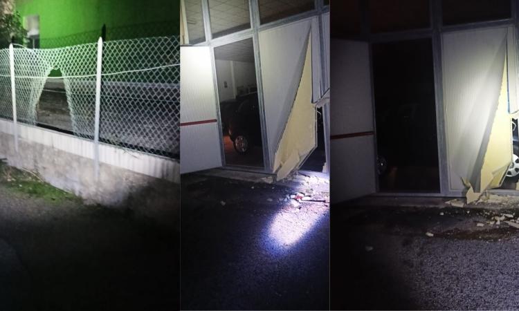 Macerata, tentato furto alla Cioci Motors: ladri sfondano recinzione e porta