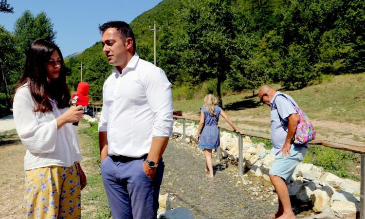 Pieve Torina, l'annuncio del sindaco: "La pista ciclabile proseguirà anche nel centro storico"