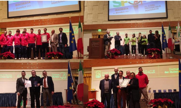 Le stelle dello sport maceratese brillano alla Domus San Giuliano: ecco i premiati dal Coni Le stelle dello sport maceratese brillano alla Domus San Giuliano: ecco i premiati dal Coni