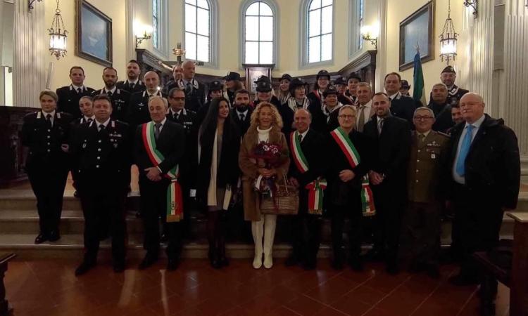 Matelica, i carabinieri celebrano la Virgo Fidelis: madrina d'eccezione la vedova del maresciallo Piermanni