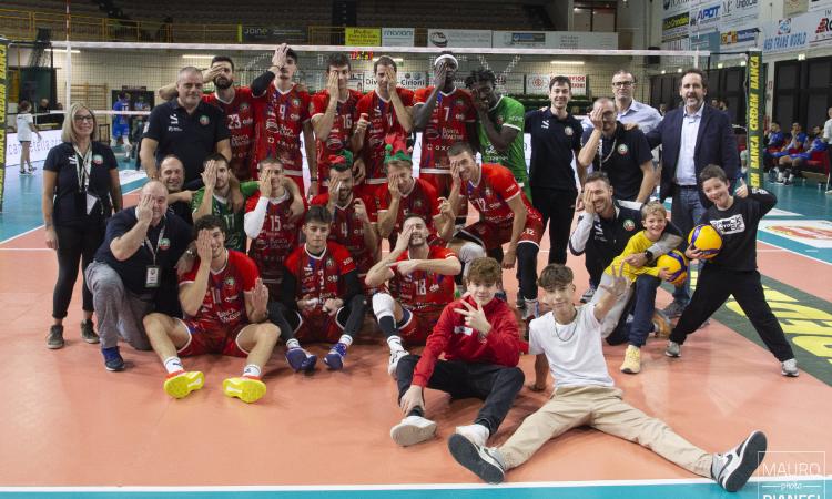 Volley A3, Macerata suona la nona sinfonia: battuta Modica in tre set