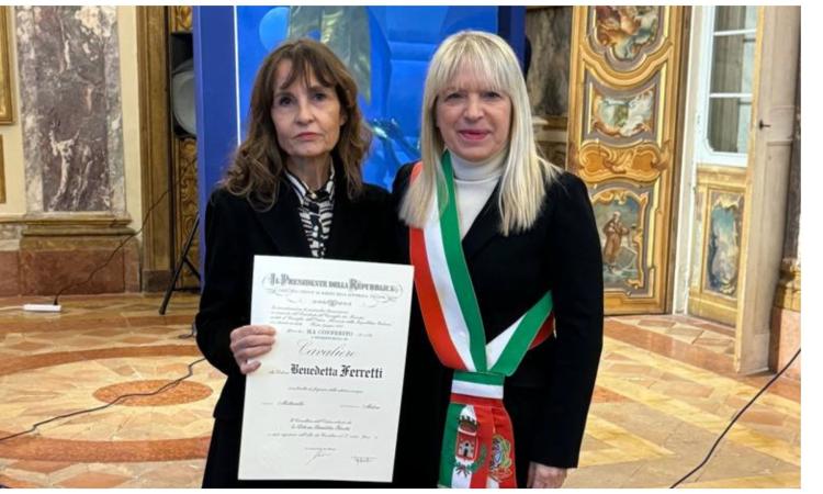 Cavalieri al merito della Repubblica: onorificenza per la dottoressa Benedetta Ferretti Cavalieri al merito della Repubblica: onorificenza per la dottoressa Benedetta Ferretti