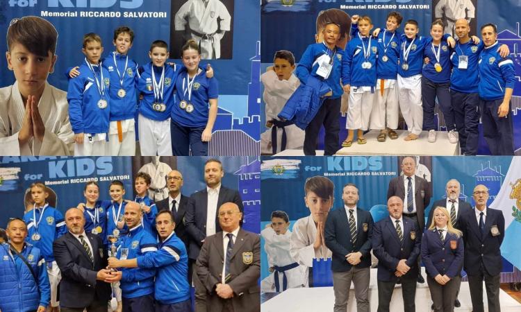 Karate, 16 ori e 8 argenti: il Dojo Kyu Shin Karate-Tarulli brilla a San Marino