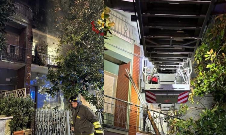 Scoppia incendio in appartamento, danni e sfollati: evacuate tre persone