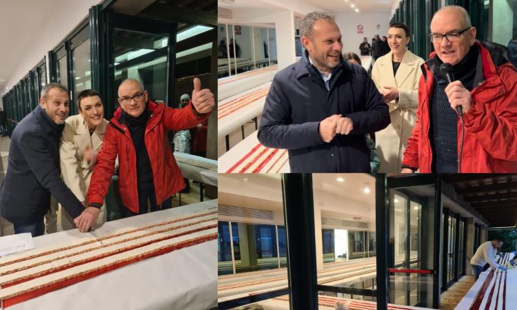 Camerino festeggia il suo maxi torrone: oltre 246 metri di gusto (FOTO)