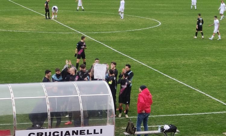 Eccellenza, il Tolentino piega la Sangiustese nel festival del gol: esordio con doppietta per Cardinali