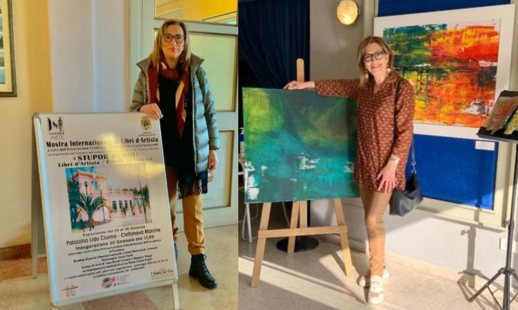 A Civitanova lo "Stupor Mundi": la mostra di Lucia Spagnuolo al taglio del nastro