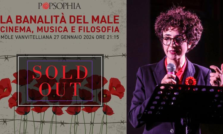 Popsophia, La banalità del male va sold-out in 5 minuti. Ercoli “I nostri philoshow unici e irripetibili"