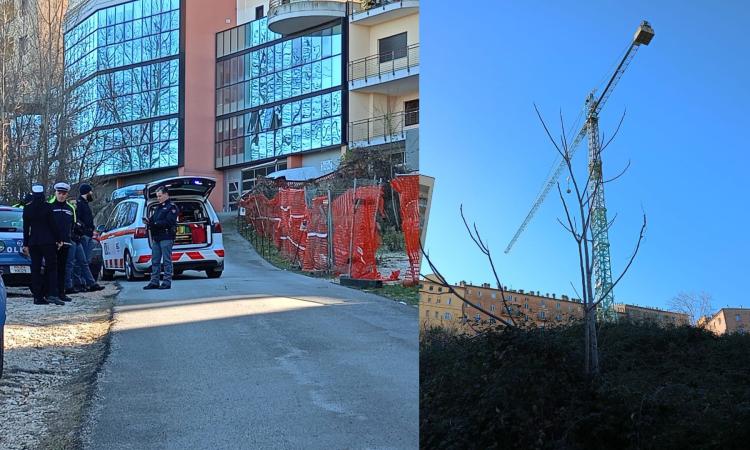Tragedia a Macerata, uomo trovato morto sotto una gru: era scomparso da giorni