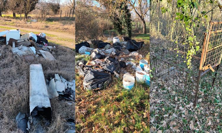 Trappola illegale per la cattura dei cinghiali e lastre di eternit: i cacciatori danno l'allarme