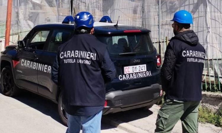 Blitz nei cantieri edili del Maceratese: 16 imprese irregolari e sanzioni da oltre 240mila euro