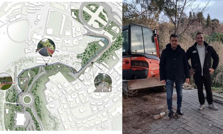 Macerata, al via i lavori per la ciclopedonale nel parco di Fontescodella