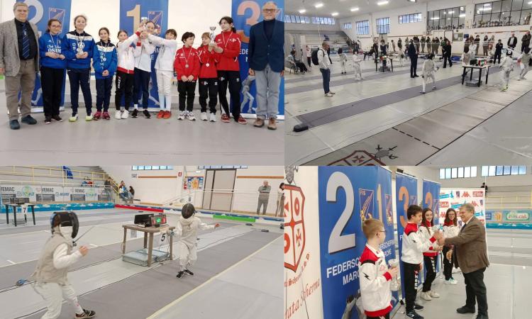Montecassiano, 200 giovanissimi schermidori si contendono il titolo regionale under 14 Montecassiano, 200 giovanissimi schermidori si contendono il titolo regionale under 14
