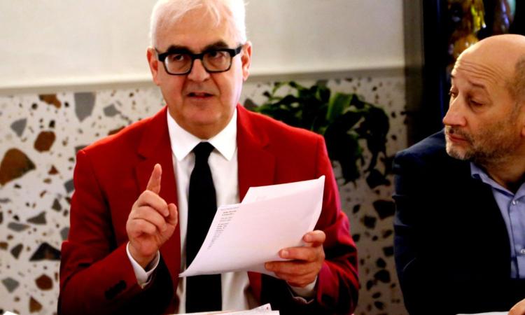 Macerata, Carancini svela 'la farsa' del nuovo ospedale: "Il progetto non c'è, Parcaroli invisibile" (FOTO e VIDEO)