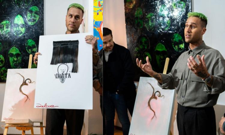 San Severino, mamma e figlia unite da una ciocca di capelli: l'opera di Alessandro Delsere alla Milano Fashion Week San Severino, mamma e figlia unite da una ciocca di capelli: l'opera di Alessandro Delsere alla Milano Fashion Week
