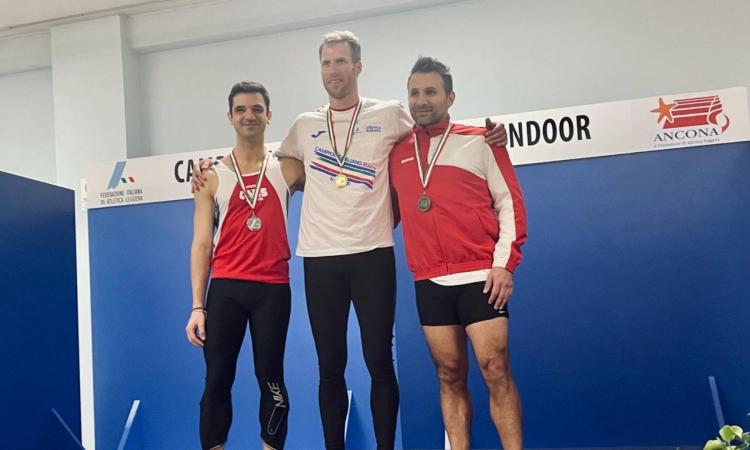 Atletica Avis Macerata, inossidabile Iacopo Palmieri: è argento ai Master indoor nei 60 metri a ostacoli