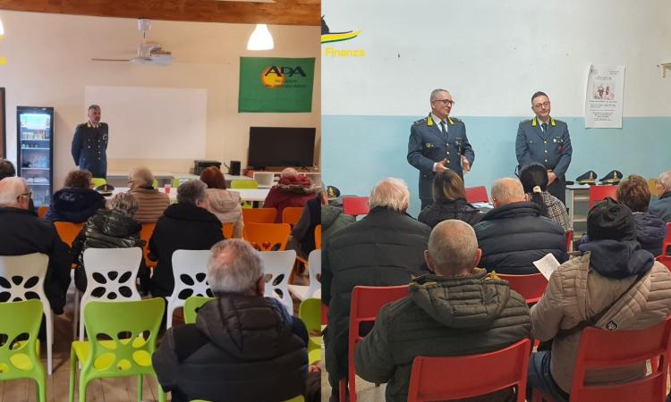 Truffe online e agli anziani, grande partecipazione agli incontri con la Guardia di Finanza Truffe online e agli anziani, grande partecipazione agli incontri con la Guardia di Finanza