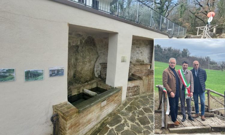 Belforte, Fonte Cannella torna al suo antico splendore: taglio del nastro dopo i lavori di restauro Belforte, Fonte Cannella torna al suo antico splendore: taglio del nastro dopo i lavori di restauro