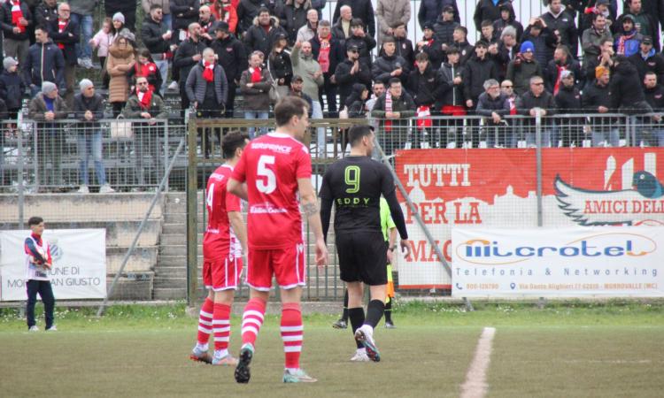 Maceratese, Vittorini: "Contento per l'esordio da titolare. Tifosi da categoria superiore"