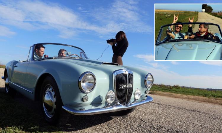 A bordo dell'auto più famosa del cinema italiano: a Civitanova nuovo ciak del "Sorpasso" (FOTO e VIDEO) A bordo dell'auto più famosa del cinema italiano: a Civitanova nuovo ciak del "Sorpasso" (FOTO e VIDEO)