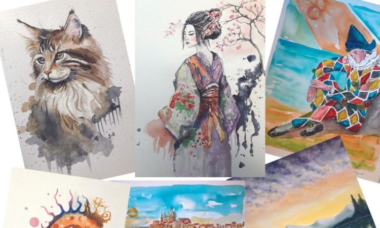 Civitanova, al Lido Cluana fino al 2 aprile in mostra i quadri realizzati dagli allievi Unitre