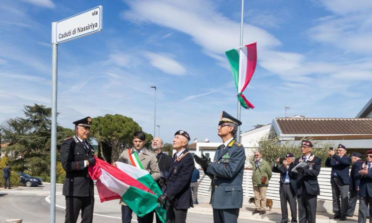 Ad Appignano nasce "Via Caduti di Nassiriya": svelata la targa