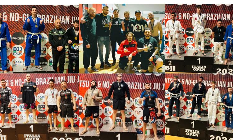 Recanati, 9 medaglie nel Jiu-Jitsu agli Italia Open per la Hachiman Dojo Recanati, 9 medaglie nel Jiu-Jitsu agli Italia Open per la Hachiman Dojo