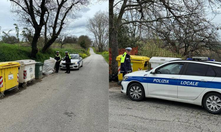 Macerata, rifiuti al vaglio della polizia locale: 34 le multe nell'ultimo anno