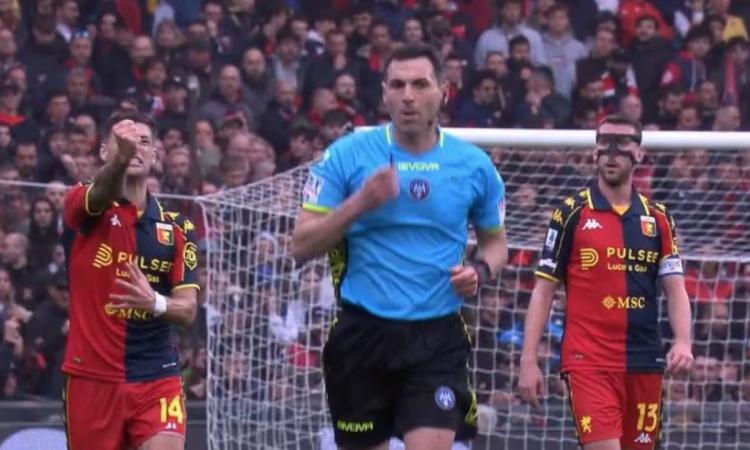 Genoa-Frosinone, l’arbitro Sacchi “salvato” dal VAR Genoa-Frosinone, l’arbitro Sacchi “salvato” dal VAR