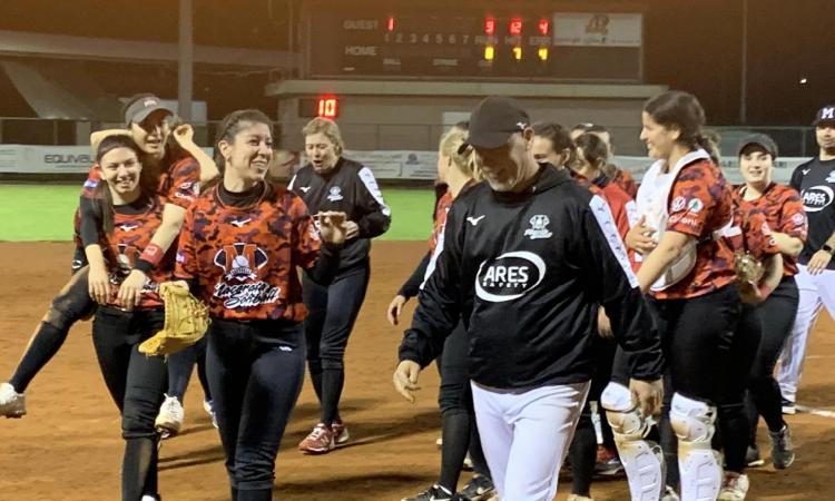 Softball, doppia gioia a Parma: l'Ares Safety Macerata trova la prima vittoria in stagione Softball, doppia gioia a Parma: l'Ares Safety Macerata trova la prima vittoria in stagione