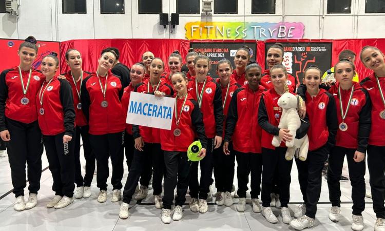 Ginnastica Macerata, pioggia di medaglie nel weekend nella fase interregionale di aerobica Ginnastica Macerata, pioggia di medaglie nel weekend nella fase interregionale di aerobica