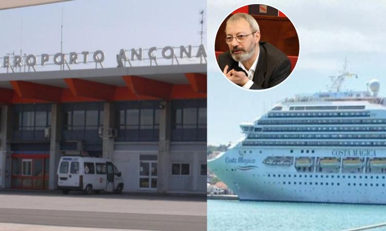 "Sempre più crociere ad Ancona come approdo e aumento a due cifre degli arrivi all'aeroporto"