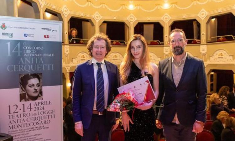 Montecosaro, la mezzosoprano Tamar Ugrekhelidze si aggiudica 14° concorso lirico Anita Cerquetti