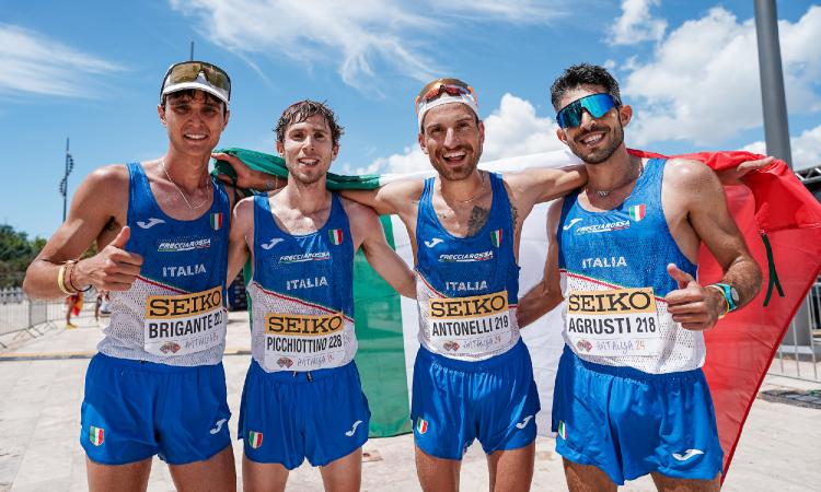 Macerata, Michele Antonelli bronzo mondiale nella 20 km a squadre: record personale sbriciolato