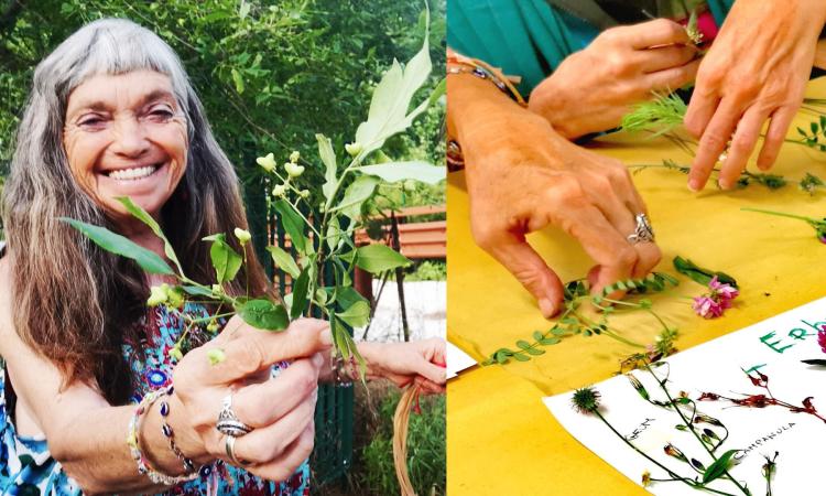 A Valfornace la Sibilla delle erbe durante le "Giornate delle cose impossibili"