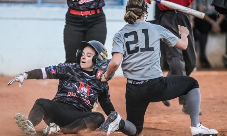 Softball, Macerata ferma le campionesse d'Italia di Forlì sul pareggio. Sesto posto al giro di boa