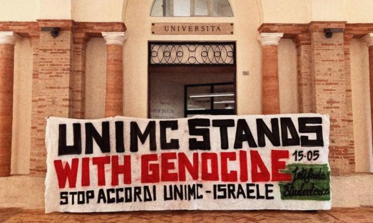 "Stop agli accordi con Israele", il collettivo Depangher interrompe incontro all'Università di Macerata