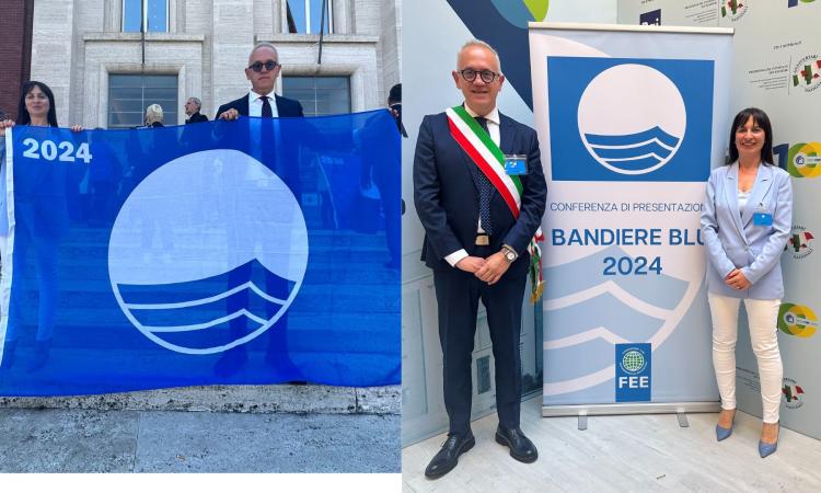Civitanova e Bandiera Blu, una rima che si ripete da 21 anni consecutivi: la consegna a Roma Civitanova e Bandiera Blu, una rima che si ripete da 21 anni consecutivi: la consegna a Roma