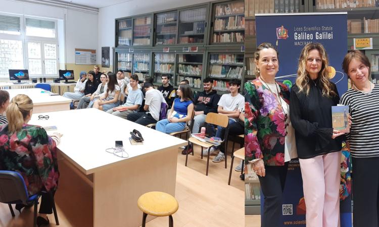 Macerata, la dottoressa Rosati al Liceo Galilei per un dialogo emozionante sulla passione per la scrittura Macerata, la dottoressa Rosati al Liceo Galilei per un dialogo emozionante sulla passione per la scrittura