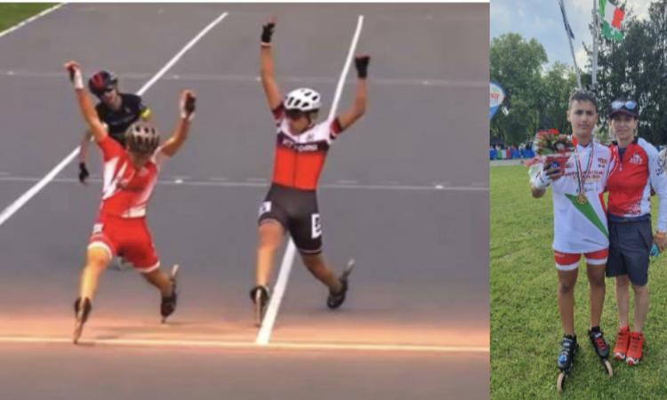 La Skyroller Macerata sul tetto d'Italia: straordinario doppio oro nella velocità per Sante Pacioni La Skyroller Macerata sul tetto d'Italia: straordinario doppio oro nella velocità per Sante Pacioni